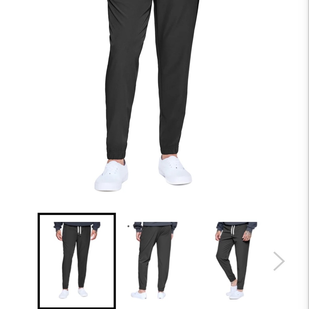 Men's Classic Black Jogger Pants
